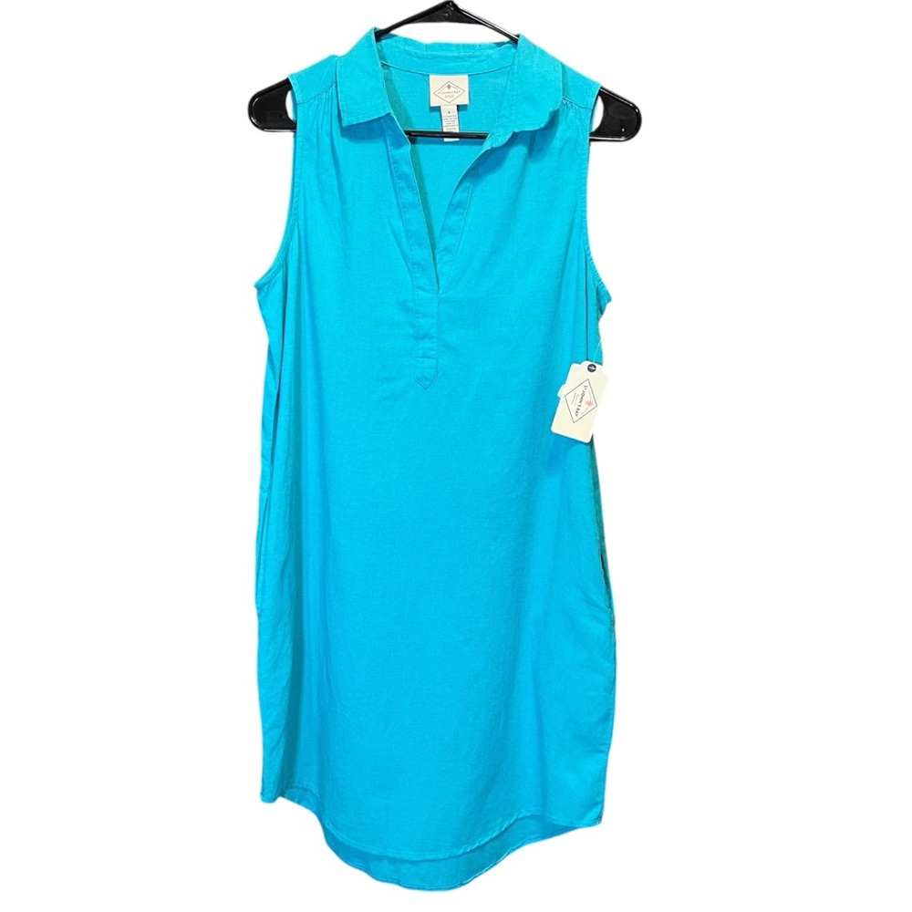 St. John's Bay Blue Dress Size Small with Pockets